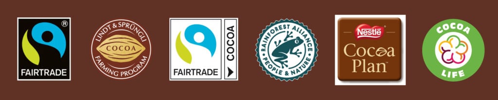 chocolate labels